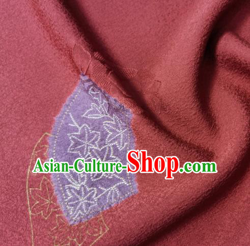 Chinese Traditional Daisy Pattern Design Red Silk Fabric Asian China Hanfu Silk Material Chinese Traditional Daisy Pattern Design Red Silk Fabric Asian China Hanfu Silk Material