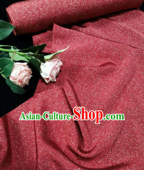 Chinese Traditional Pattern Design Dark Red Silk Fabric Asian China Cheongsam Silk Material Chinese Traditional Pattern Design Dark Red Silk Fabric Asian China Cheongsam Silk Material