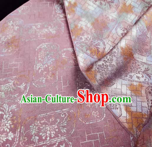 Chinese Traditional Classical Pattern Design Deep Pink Silk Fabric Asian China Cheongsam Silk Material Chinese Traditional Classical Pattern Design Deep Pink Silk Fabric Asian China Cheongsam Silk Material