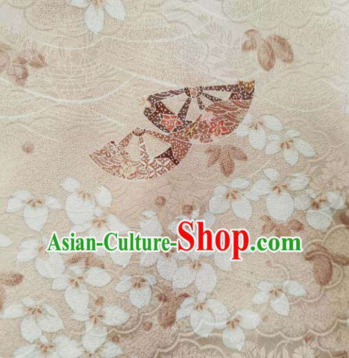 Chinese Traditional Pattern Design Apricot Brocade Fabric Asian Satin China Hanfu Silk Material Chinese Traditional Pattern Design Apricot Brocade Fabric Asian Satin China Hanfu Silk Material