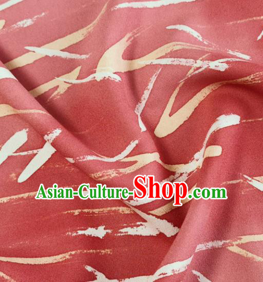 Chinese Traditional Classical Pattern Design Red Silk Fabric Asian China Cheongsam Silk Material Chinese Traditional Classical Pattern Design Red Silk Fabric Asian China Cheongsam Silk Material
