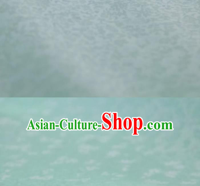 Chinese Traditional Pattern Design Light Green Silk Fabric Asian China Hanfu Mulberry Silk Material Chinese Traditional Pattern Design Light Green Silk Fabric Asian China Hanfu Mulberry Silk Material