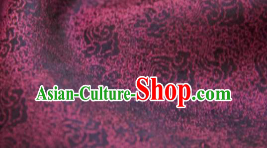 Chinese Traditional Clouds Pattern Design Amaranth Silk Fabric Asian China Hanfu Mulberry Silk Material Chinese Traditional Clouds Pattern Design Amaranth Silk Fabric Asian China Hanfu Mulberry Silk Material