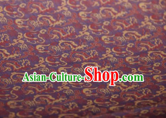Chinese Traditional Tigers Pattern Design Purple Silk Fabric Asian China Hanfu Mulberry Silk Material Chinese Traditional Tigers Pattern Design Purple Silk Fabric Asian China Hanfu Mulberry Silk Material