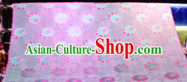 Chinese Traditional Dandelion Pattern Design Green Silk Fabric Asian China Hanfu Mulberry Silk Material Chinese Traditional Dandelion Pattern Design Green Silk Fabric Asian China Hanfu Mulberry Silk Material