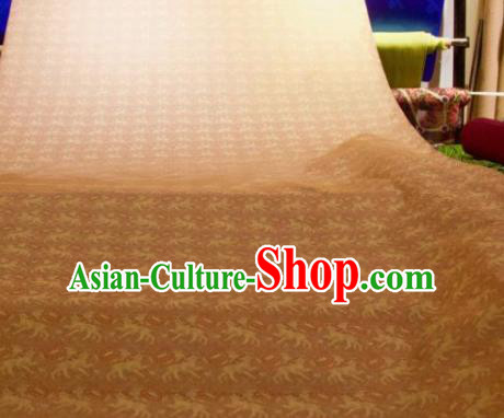 Chinese Traditional Leopard Pattern Design Ginger Silk Fabric Asian China Hanfu Mulberry Silk Material Chinese Traditional Leopard Pattern Design Ginger Silk Fabric Asian China Hanfu Mulberry Silk Material