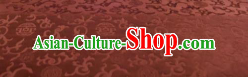 Chinese Traditional Twine Flowers Pattern Design Brown Silk Fabric Asian China Hanfu Rayon Material Chinese Traditional Twine Flowers Pattern Design Brown Silk Fabric Asian China Hanfu Rayon Material