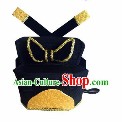 Chinese Traditional Song Dynasty Crown Prince Hat Ancient Scholar Headwear for Men