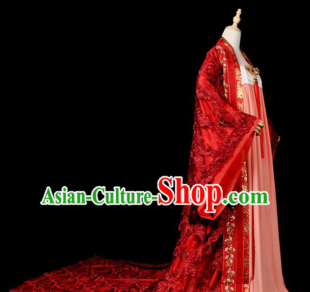 Chinese Traditional Tang Dynasty Palace Lady Dress Ancient Court Princess Costume for Women