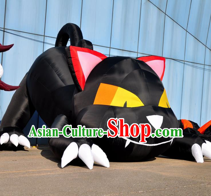 Large Halloween Inflatable Cat Models Haunted House Inflatable Arches Large Halloween Inflatable Cat Models Haunted House Inflatable Arches