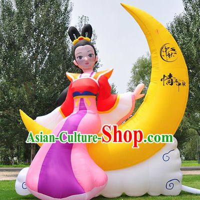 Large Halloween Inflatable Models Moon Goddess Chang E Inflatable Arches