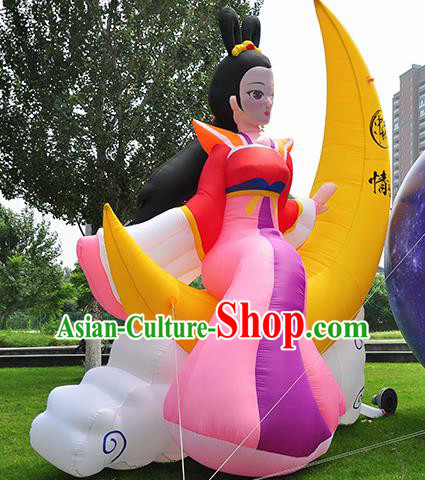 Large Halloween Inflatable Models Moon Goddess Chang E Inflatable Arches