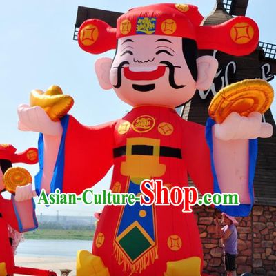 Large Chinese Inflatable God of Wealth Models Inflatable Arches Archway