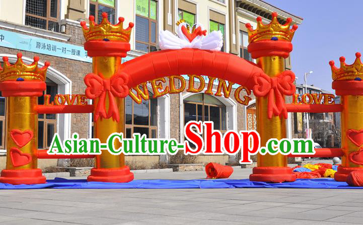 Large Christmas Day New Year Inflatable Models Wedding Red Bowknot Inflatable Arches Archway Large Christmas Day New Year Inflatable Models Wedding Red Bowknot Inflatable Arches Archway