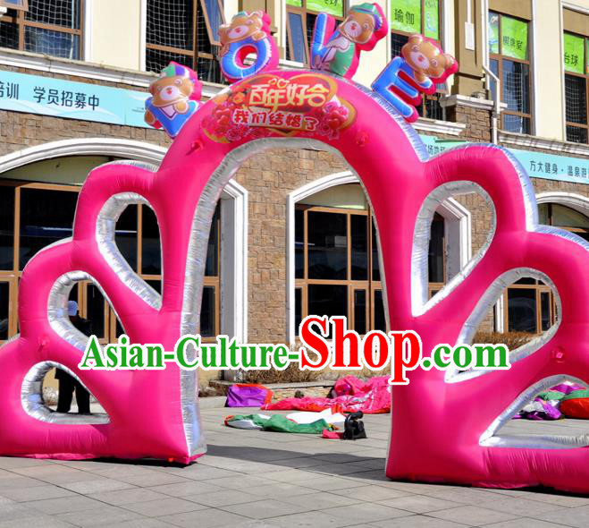 Large Christmas Inflatable Pink Archway Product Models Wedding Inflatable Arches Large Christmas Inflatable Pink Archway Product Models Wedding Inflatable Arches