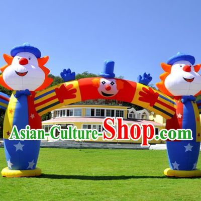 Large Kindergarten Inflatable Clown Archway Product Models Christmas Inflatable Arches