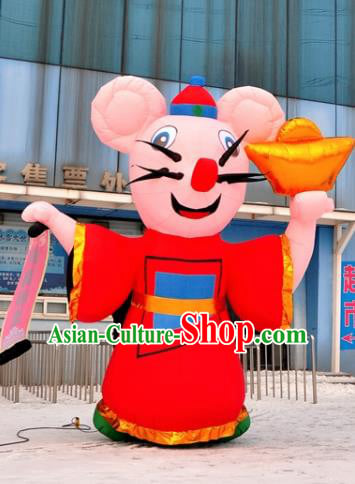 Large Chinese New Year Inflatable Red Rat of Wealth Models Inflatable Arches Archway Large Chinese New Year Inflatable Red Rat of Wealth Models Inflatable Arches Archway
