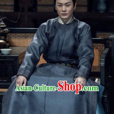 Chinese Ancient Song Dynasty Prince of Zhao Xiao Dingkai Drama Royal Nirvana Replica Costumes and Headpiece Complete Set