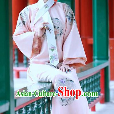 Chinese Drama Ancient Imperial Consort Dress Traditional Qing Dynasty Manchu Lady Replica Costumes for Women