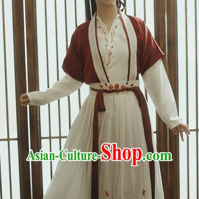 Chinese Ancient Female Civilian Hanfu Dress Traditional Song Dynasty Young Lady Costumes for Women