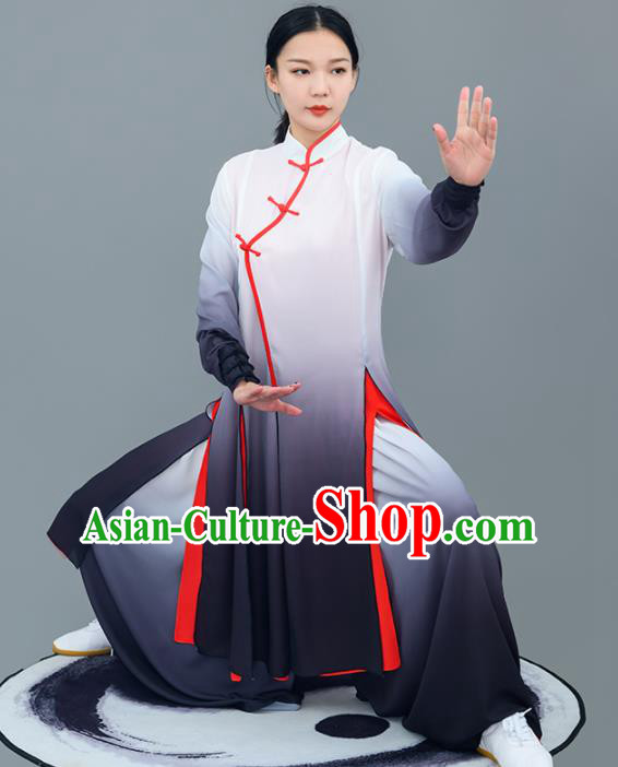 Chinese Traditional Tai Chi Training Costumes Martial Arts Performance Outfits for Women Chinese Traditional Tai Chi Training Costumes Martial Arts Performance Outfits for Women
