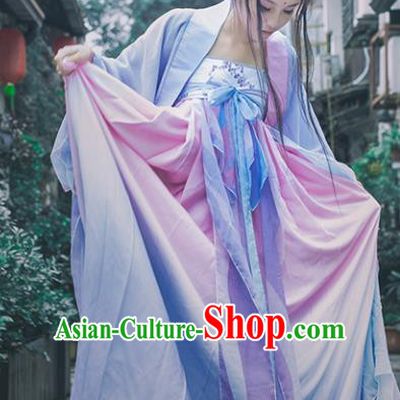 Chinese Traditional Cosplay Fairy Princess Purple Costumes Ancient Female Swordsman Hanfu Dress for Women
