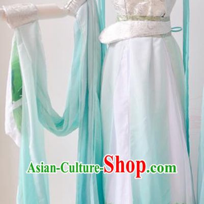 Chinese Traditional Cosplay Flying Goddess Costumes Ancient Female Swordsman Hanfu Dress for Women