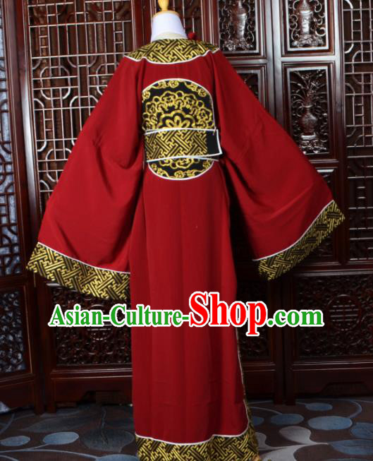 Chinese Traditional Beijing Opera Niche Red Costumes Peking Opera Scholar Clothing for Men Chinese Traditional Beijing Opera Niche Red Costumes Peking Opera Scholar Clothing for Men