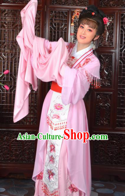 Chinese Traditional Beijing Opera Diva Pink Dress Peking Opera Princess Costumes for Women Chinese Traditional Beijing Opera Diva Pink Dress Peking Opera Princess Costumes for Women