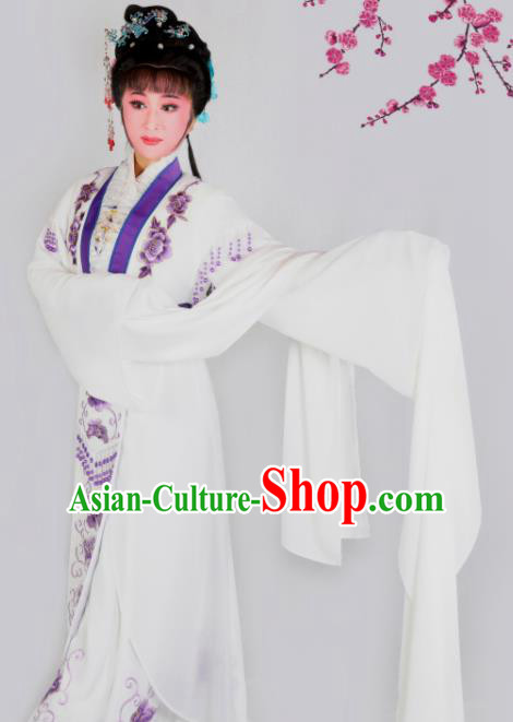 Chinese Traditional Beijing Opera Diva White Dress Peking Opera Princess Costumes for Women Chinese Traditional Beijing Opera Diva White Dress Peking Opera Princess Costumes for Women