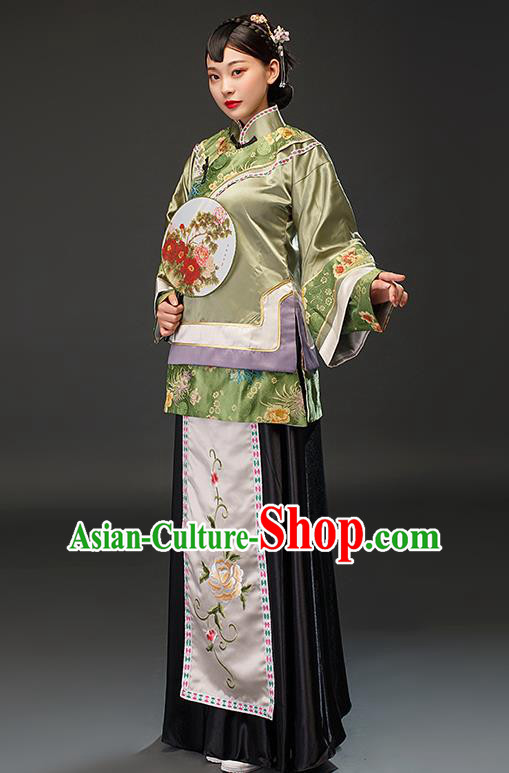 Chinese Traditional Qing Dynasty Patrician Mistress Dress Ancient Rich Lady Costumes for Women Chinese Traditional Qing Dynasty Patrician Mistress Dress Ancient Rich Lady Costumes for Women