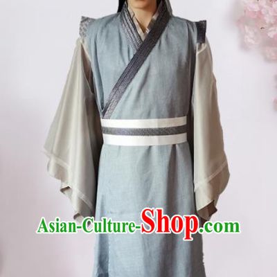 Chinese Ancient Song Dynasty Civilian Hanfu Clothing Traditional Ancient Poor Scholar Costumes for Men