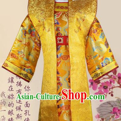 Chinese Ancient Song Dynasty Emperor Clothing Traditional Ancient Imperator Costumes and Hat for Men