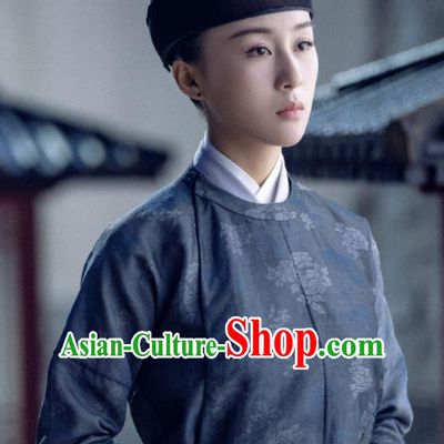 Traditional Chinese Ancient Drama Royal Nirvana Song Dynasty Court Maid Kou Zhu Costume and Headpiece for Women