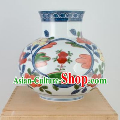 Chinese Handmade Hand Painting Ceramic Vase Porcelain Craft