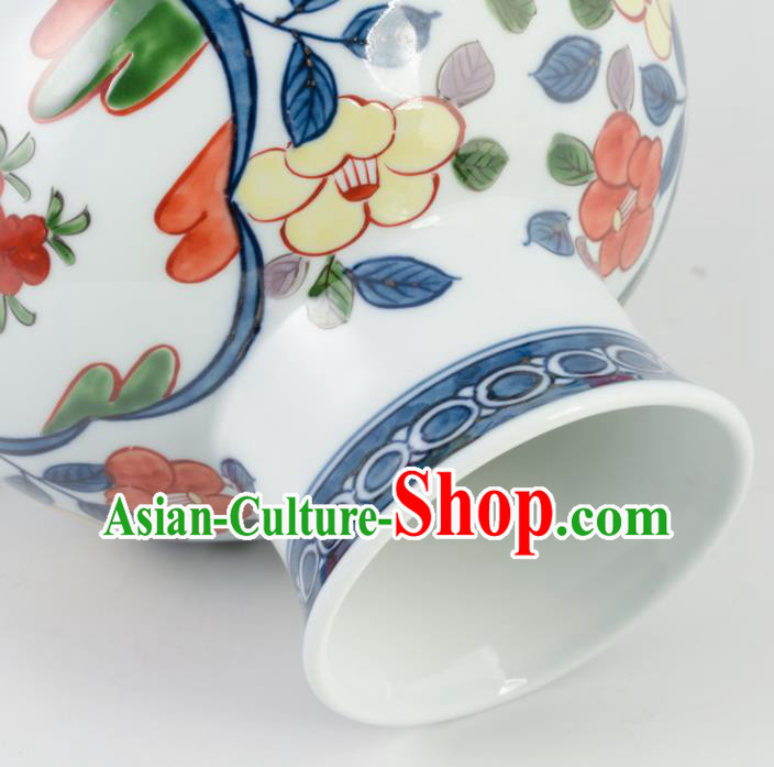 Chinese Handmade Hand Painting Ceramic Vase Porcelain Craft Chinese Handmade Hand Painting Ceramic Vase Porcelain Craft