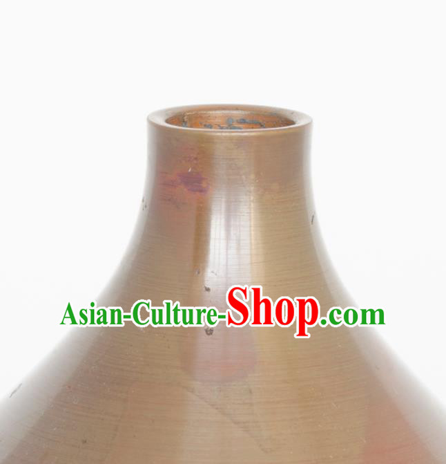Chinese Handmade Copper Vase Traditional Bronze Jardiniere Craft Decoration
