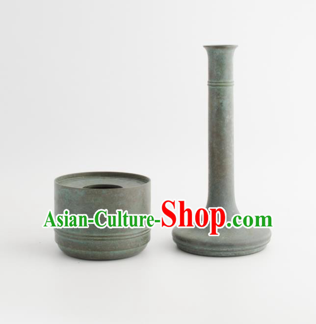 Chinese Handmade Copper Vase Traditional Bronze Flask Craft Decoration Chinese Handmade Copper Vase Traditional Bronze Flask Craft Decoration
