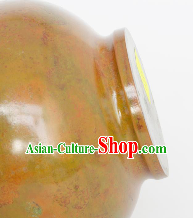 Chinese Handmade Copper Plum Vase Traditional Bronze Craft Decoration Chinese Handmade Copper Plum Vase Traditional Bronze Craft Decoration