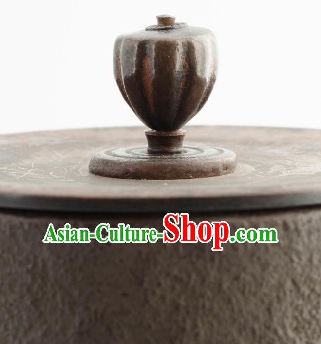 Chinese Handmade Iron Kettle Traditional Tea Pot Craft Decoration Chinese Handmade Iron Kettle Traditional Tea Pot Craft Decoration