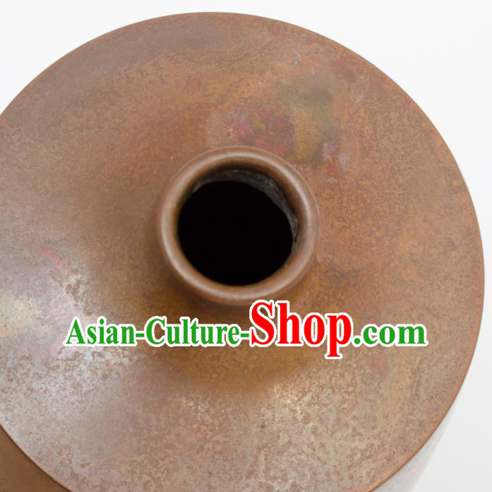 Chinese Handmade Bronze Vase Traditional Copper Craft Decoration Chinese Handmade Bronze Vase Traditional Copper Craft Decoration