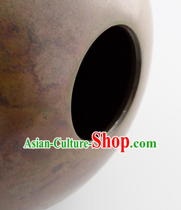 Chinese Handmade Bronze Flower Vase Traditional Red Copper Craft Decoration Chinese Handmade Bronze Flower Vase Traditional Red Copper Craft Decoration