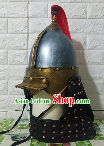 Chinese Handmade Traditional Ming Dynasty Helmet Ancient General Hat for Men Chinese Handmade Traditional Ming Dynasty Helmet Ancient General Hat for Men