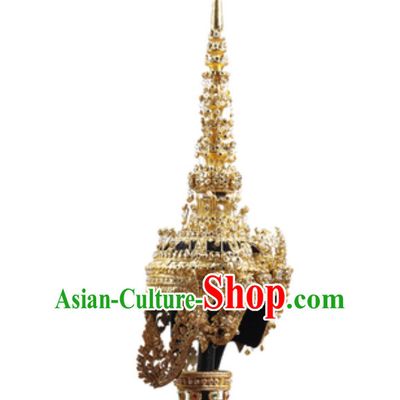 Ancient Traditional Thailand Crown Classical Tower Headdress Handmade Thai Hats