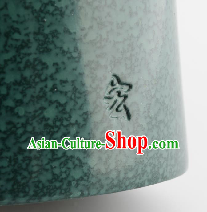 Chinese Handmade Bronze Vase Traditional Copper Canister Craft Decoration