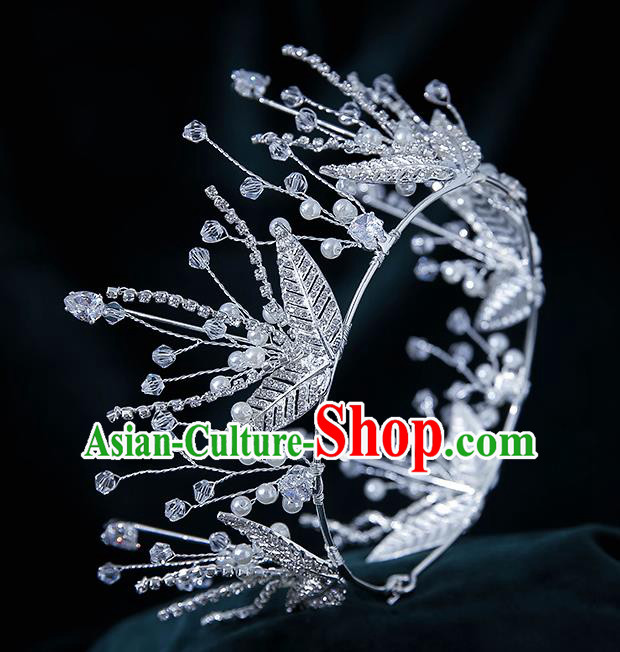 Top Grade Bride Crystal Royal Crown Wedding Hair Accessories for Women Top Grade Bride Crystal Royal Crown Wedding Hair Accessories for Women