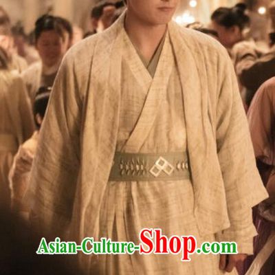 Chinese Ancient Crown Prince Lv Guichen Hanfu Clothing Drama Novoland Eagle Flag Liu Haoran Replica Costumes for Men