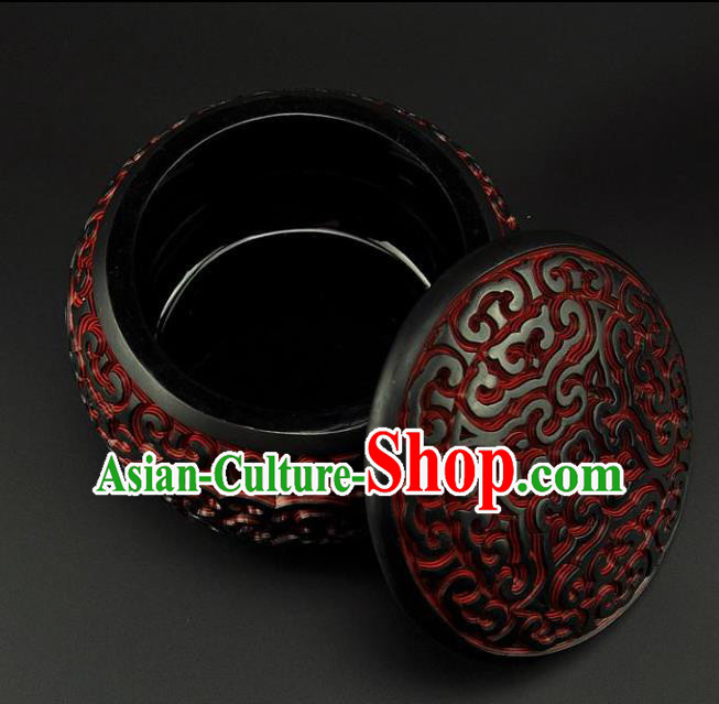Traditional Chinese Handmade Lacquerware Carving I go Box Craft Traditional Chinese Handmade Lacquerware Carving I go Box Craft