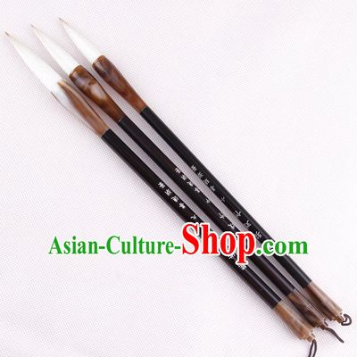 The Four Treasures of Study Bamboo Writing Brushes Chinese Calligraphy Brush Pen