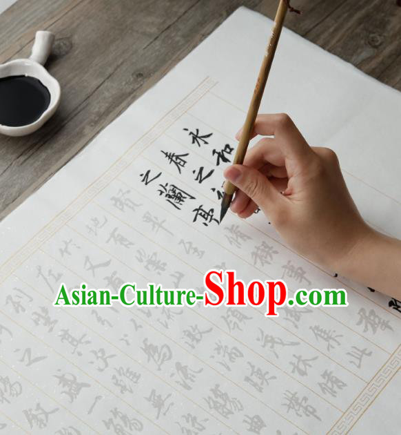 Traditional Chinese Classical Calligraphy Paper Handmade Couplet Regular Script Copybook Xuan Paper Craft Traditional Chinese Classical Calligraphy Paper Handmade Couplet Regular Script Copybook Xuan Paper Craft